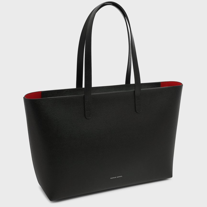 Women's Mansur Gavriel Small Zip Tote Bags Black | AU 20M5LQ